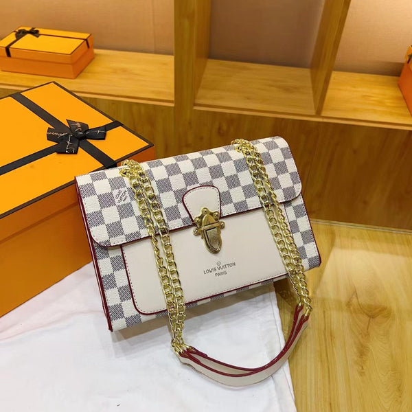 LV brand design ladies shoulder bag